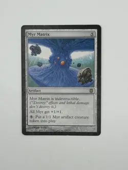 Magic the Gathering Myr Matrix - Rare Artifact - Darksteel - LP/MP - Image 1