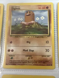 Pokemon TCG Base Set 9 card lot. Commons. Cards shown will be the ones you get - Image 2