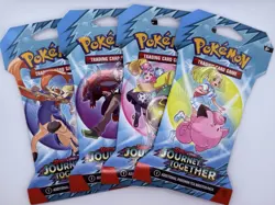 Pokemon TCG: Journey Together - Blister Pack - Sealed - Lot Of 4 (Random Art) - Image 1