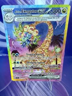 Alolan Exeggutor ex 242/191 SIR Pokemon TCG: Surging Sparks (Pack Fresh) NM+/M - Image 1