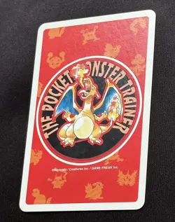 Charizard Japanese Pokemon Poker No. 006 Venusaur Red Deck Playing Card 1996 - Image 4