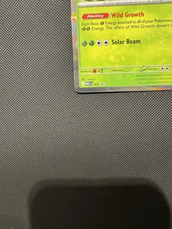 Pokemon TCG (prerelease) Meganium MEP 001 Promo ME01: Mega Evolution Promo NM - Image 5