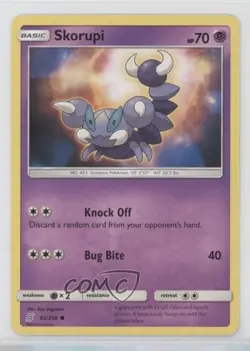 Skorupi Pokemon Sun & Moon Unified Minds #82 - Image 1