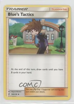 Blue's Tactics Pokemon Sun & Moon Unified Minds #188 - Image 1