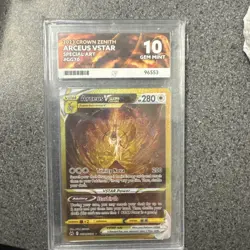Pokemon Card Arceus VSTAR GG70/GG70 Crown Zenith Ace 10 - Image 1