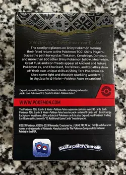 Pokemon Scarlet & Violet Paldean Fates Booster Bundle Sealed - Image 2