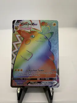 Pokemon Pikachu VMAX 188/185 Vivid Voltage Full Art Rainbow Rare Secret Rare - Image 1