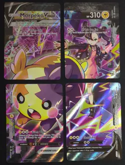 Morpeko V Union Promo SWSH 287 288 289 290 Crown Zenith Pokemon Card - Image 1