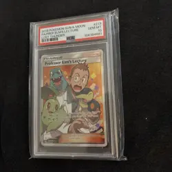 PSA 10 Pokemon Professor Elm's Lecture Lost Thunder Full Art #213 - Image 3