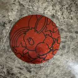 Eevee Coin - Red - Official Pokemon Prismatic Evolutions Mini Tin TCG - Image 1