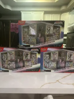 Pokemon TCG Prismatic Evolutions Premium Figure Collection Box Sealed New - Image 1