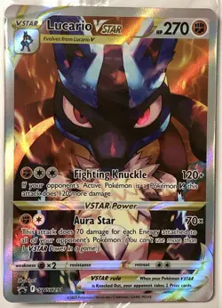 Lucario VSTAR (SWSH291) Pokemon Crown Zenith Black Star Promo Sealed (2023) - Image 2