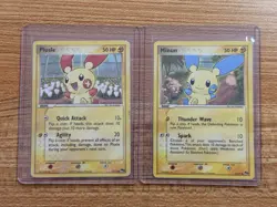 Plusle & Minun POP Series 1 Lot - Pokemon TCG - MP/HP - Image 1