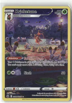 Pokemon Kricketune Ultra Rare Crown Zenith: Galarian Gallery GG02/GG70 NM - Image 1