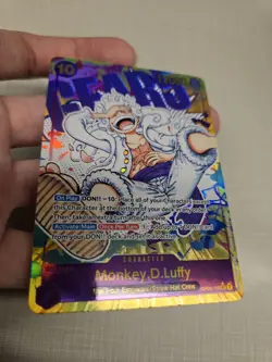 OP05-119 Monkey D. Luffy SEC Alt Art / Awakening of The New Era - Image 3