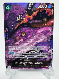 St. Jaygarcia Saturn Alt Art One Piece OP13-083 Carrying On His Will English - Image 1