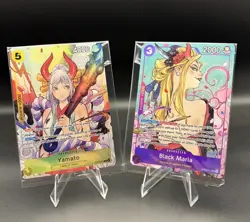 One Piece llustration Box Vol.2 Sealed Promo Cards - Black Maria & Yamato - Image 1