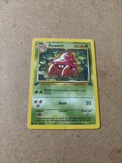 Pokemon TCG Parasect Base Jungle Set, 1st Edition Uncommon Card 41/64 - Image 1