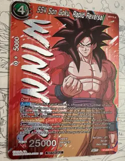 SS4 Son Goku, Rapid Reversal WINNER Foil Promo P-625 PR Dragon Ball Super Card - Image 1