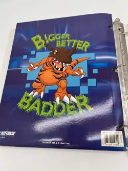 Digimon Binder With 120+ Cards Folder 2 Magazines Fox Kids Fall 2000 Summer 2001 - Image 4