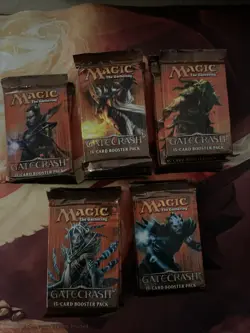 Lot of 17- NEW 2013 Magic The Gathering MTG Gatecrash - 15 Card Booster Packs - Image 3