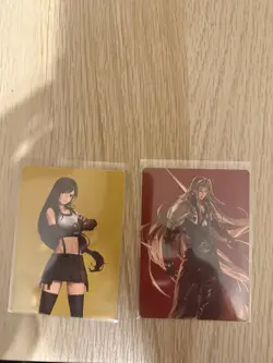 MTG Final Fantasy Art Card Lot Tifa Sephiroth. - Image 1