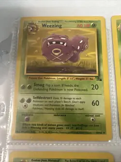 Pokemon TCG Base Set 9 card lot. Commons. Cards shown will be the ones you get - Image 2