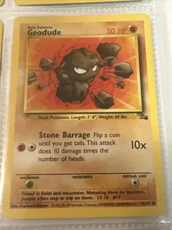 Pokemon TCG Base Set 9 card lot. Commons. Cards shown will be the ones you get - Image 5
