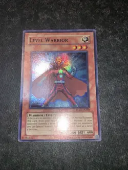 Yu-Gi-Oh! TCG Level Warrior RGBT-EN002 Super Rare Holo Unlimited NM Card - Image 1