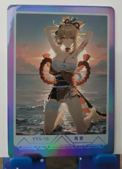 Yoimiya Genshin YYS Card Goddess Story No Doubt To Getting Wet Waifu Anime - Image 1