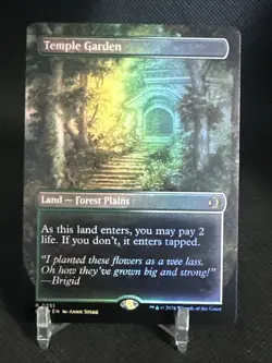 Temple Garden #0351 (Borderless Foil) Lorwyn Eclipsed - MTG - Image 1