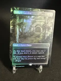 Temple Garden #0351 (Borderless Foil) Lorwyn Eclipsed - MTG - Image 3