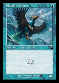 1x (310) Cloudfin Raptor - FOIL - RETRO FRAME MTG Ravnica Remastered NM Magic Fo - Image 1