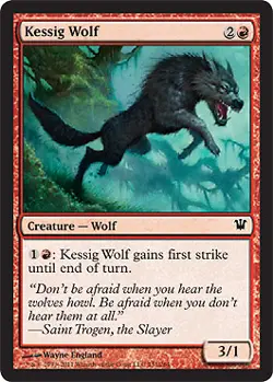 Innistrad - Kessig Wolf - Near Mint - Image 1