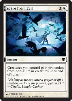 Innistrad - Spare from Evil - Near Mint - Image 1
