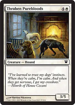 Innistrad - Thraben Purebloods - Near Mint - Image 1