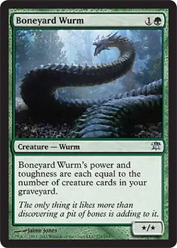Innistrad - Boneyard Wurm - Near Mint - Image 1