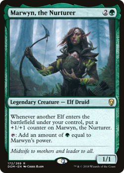 Marwyn, the Nurturer #172 (MP) Dominaria DOM Magic MTG - Image 1