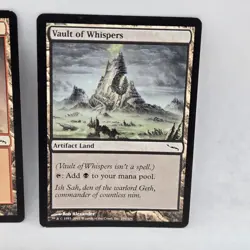 Lot of 2 MTG Great Furnace & Vault of Whispers Mirrodin MP Moderate Play - Image 3