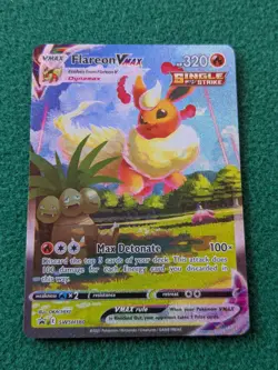 Pokemon TCG: Flareon VMAX SWSH180 SWSH: Sword & Shield Promo Card - Image 2