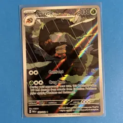 Pokemon TCG Crustle 183/182 Paradox Rift Illustration Rare Card Near Mint - Image 1