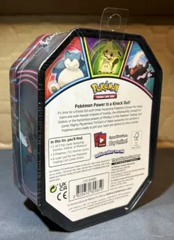 Sealed Pokemon TCG's Mighty Mysterious 2021 Mimikyu Snorlax Darkrai Tins Set 3 - Image 3