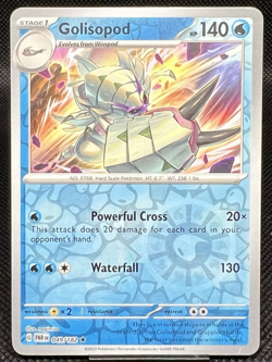 Pokemon Golisopod 49/182 Reverse Holo Rare Paradox Rift TCG 2023 NM+ - Image 1