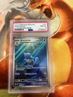 Wartortle 171/165 Scarlet & Violet 151 PSA Graded 8 Pokemon TCG - Image 1