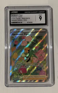 Pokemon Gardenia's Vigor Crown Zenith Full Art GG61/GG70 CGC 9 - Image 1