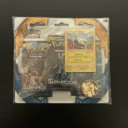 Pokemon TCG: Sun & Moon 3-Pack Blister Togedemaru Promo New Factory Sealed - Image 1