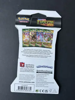 Pokemon TCG: Sword & Shield Evolving Skies Sleeved Booster Pack , Random Art - Image 2