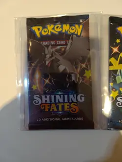 Pokemon Shining Fates Factory Sealed Random Art 2 Booster Packs - Image 2