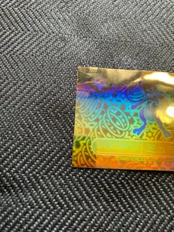 Pokemon Meiji Rainbow Holo Sticker Mewtwo Gold Ver #241124 - Image 5