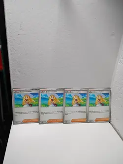 4x Lillie's Determination 119/132 x4 Mega Evolution Pokemon TCG Playset NM - Image 1